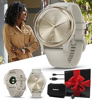Amazon.com: Garmin vivomove Trend (Cream Gold/French Gray